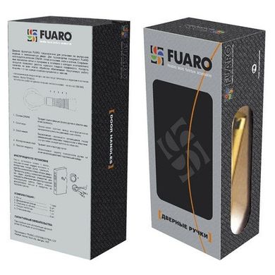 FUARO дверные ручки ETHNO KM AB/GP-7