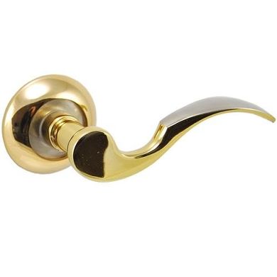 Ручка дверная Siba Osimo Z09 0 22 90 никель матовый/золото темное